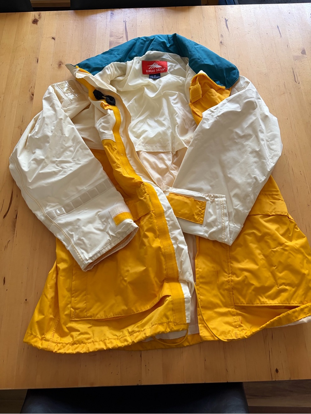Women's Yellow & White Utility Jacket